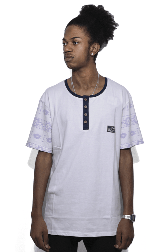 Camiseta Blaze Supply Tunisien Indiana Sleeve Branca - NewSkull