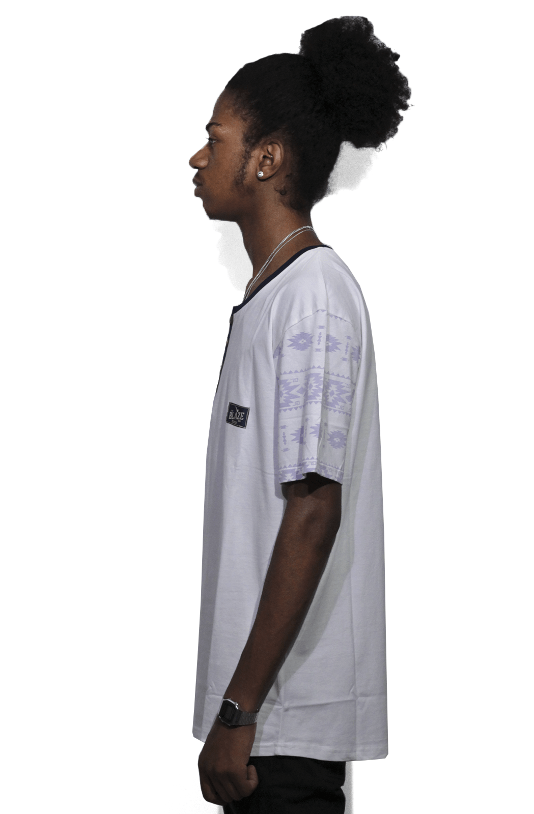 Camiseta Blaze Supply Tunisien Indiana Sleeve Branca - NewSkull