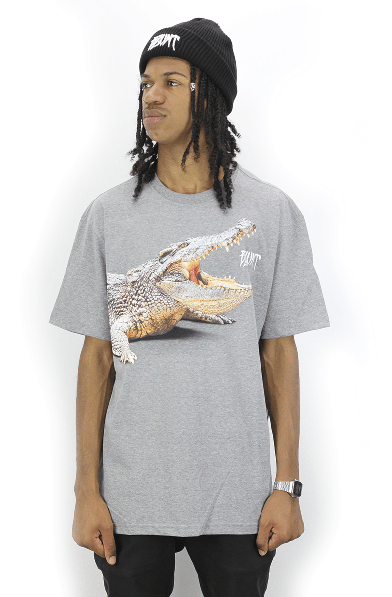 Camiseta Blunt Alligator Cinza - NewSkull
