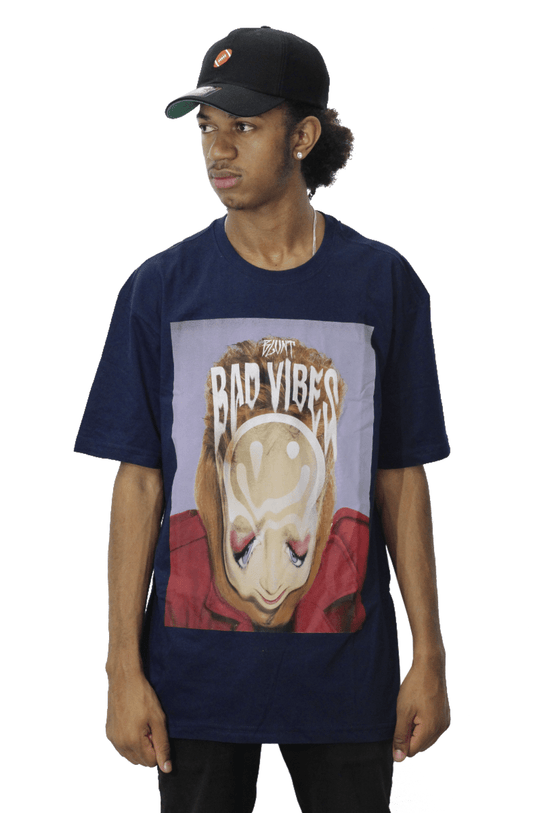 Camiseta Blunt Badvibe Smile Azul - NewSkull