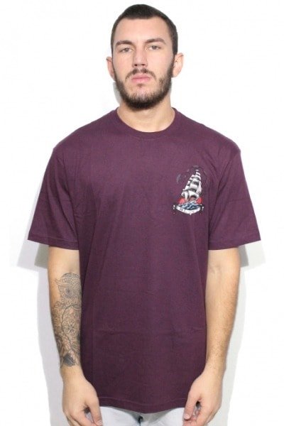 Camiseta Blunt Caravel Bordo - NewSkull