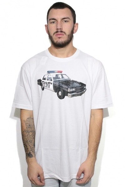 Camiseta Blunt Cops Branco - NewSkull