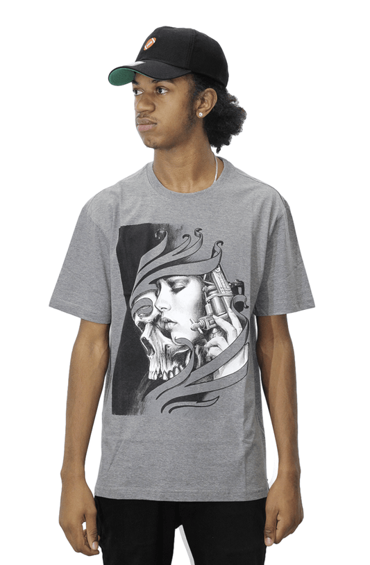 Camiseta Blunt Junior Tattoo You Cinza - NewSkull