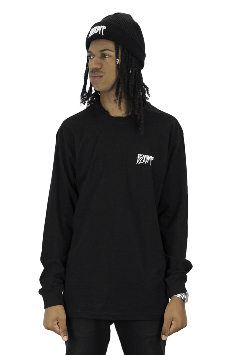 Camiseta Blunt Manga Longa Marcio Preto - NewSkull