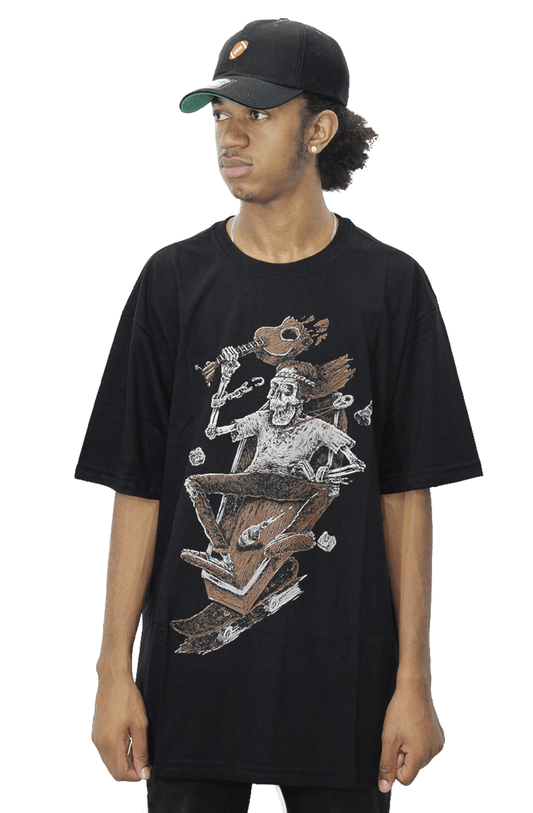 Camiseta Blunt Rest in Pice Hippie Marcio Preto - NewSkull