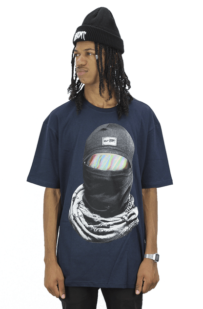 Camiseta Blunt RGB Mask Azul - NewSkull
