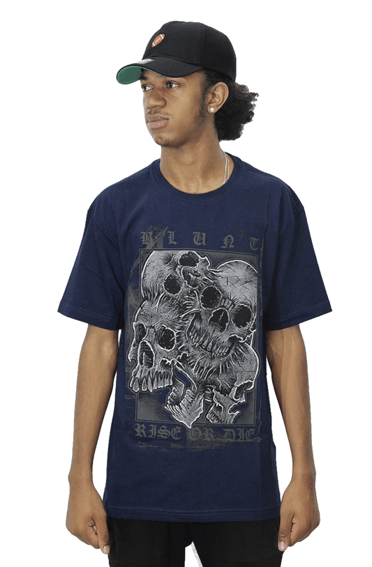 Camiseta Blunt Rise Or Die Azul - NewSkull