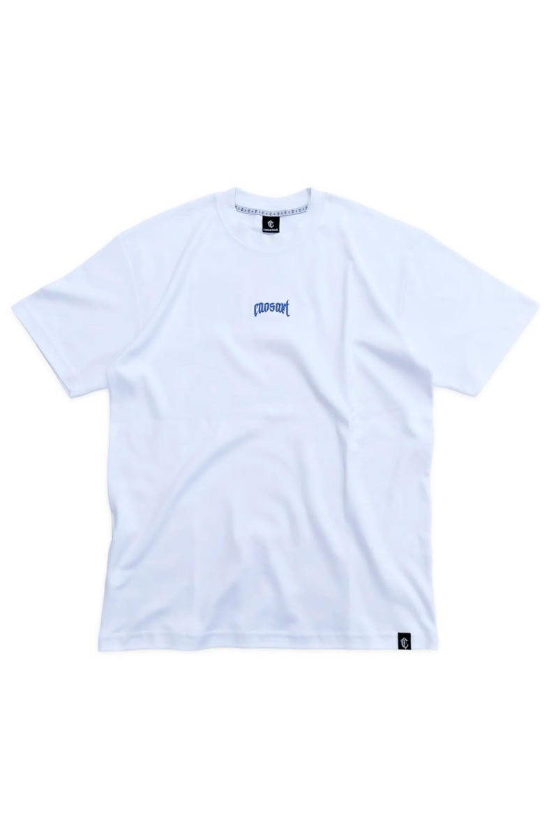 Camiseta Caos Art Ink Algodão Egípcio Branco - NewSkull