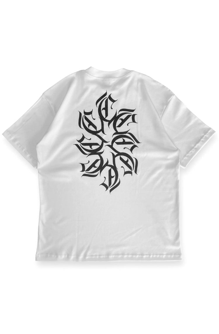 Camiseta Caos Art ink Fractal Branco - NewSkull