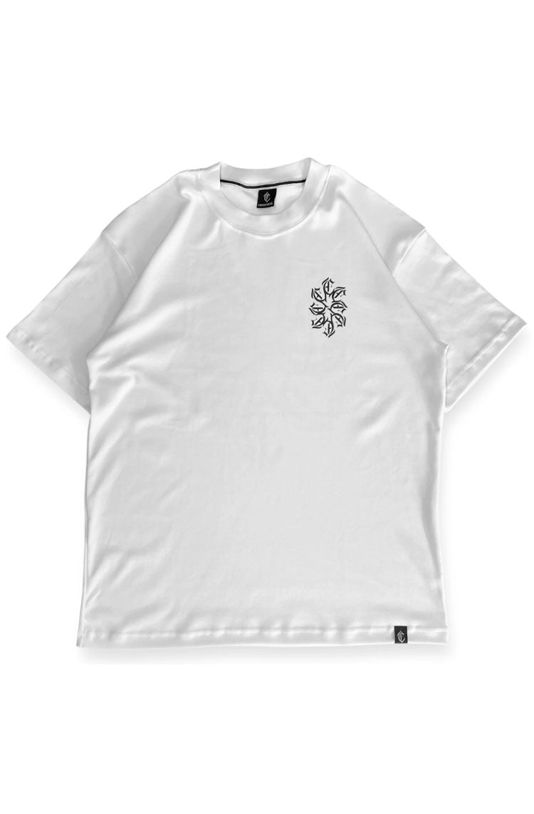 Camiseta Caos Art ink Fractal Branco - NewSkull