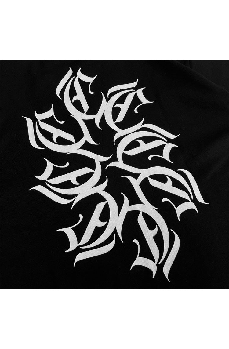 Camiseta Caos Art Ink Fractal Preto - NewSkull