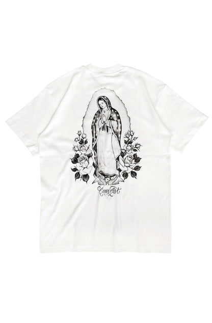 Camiseta Caos Art Ink Guadalupe Off White - NewSkull