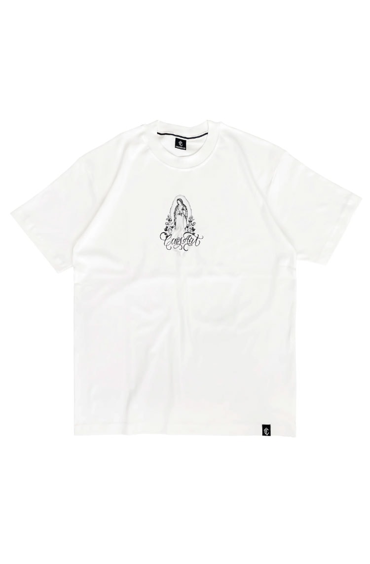 Camiseta Caos Art Ink Guadalupe Off White - NewSkull