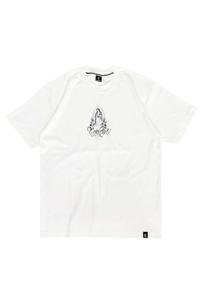 Camiseta Caos Art Ink Guadalupe Off White - NewSkull