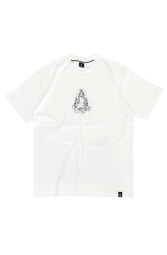 Camiseta Caos Art Ink Guadalupe Off White - NewSkull
