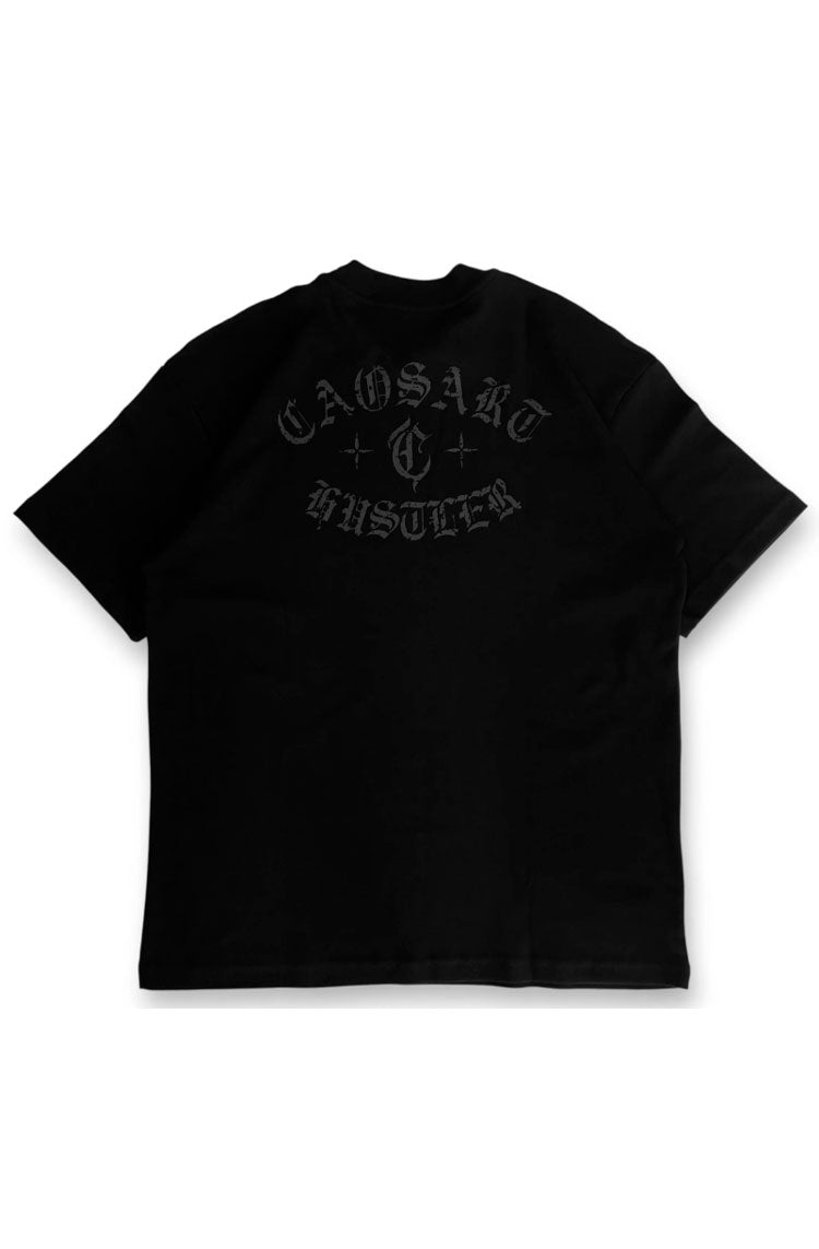 Camiseta Caos Art Ink Hustler Preto - NewSkull