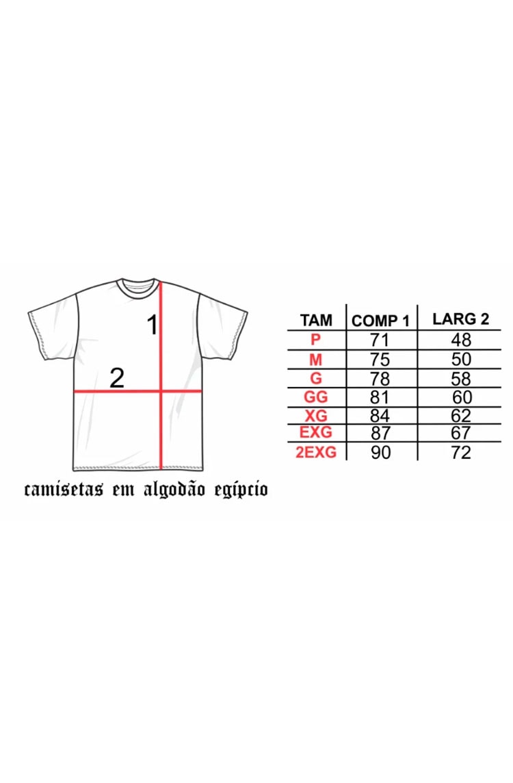 Camiseta Caos Art Ink Liberation Off - White - NewSkull