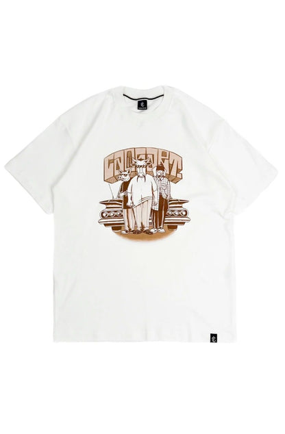 Camiseta Caos Art Ink Liberation Off - White - NewSkull
