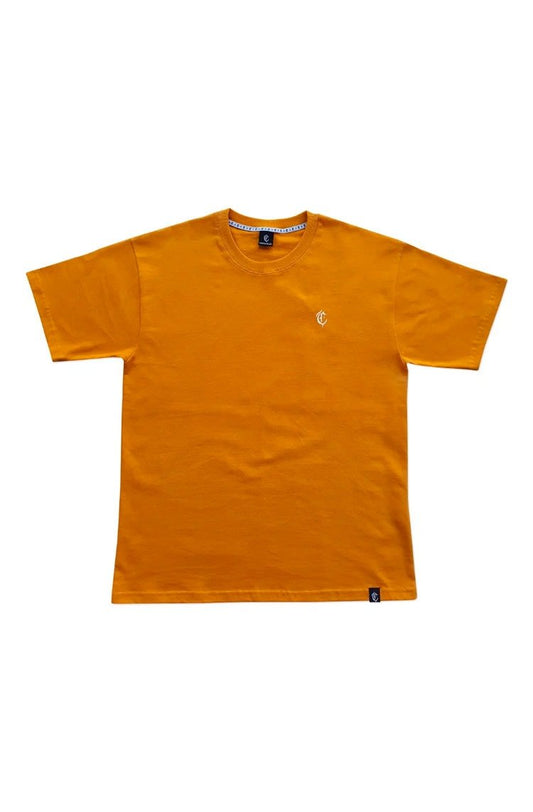 Camiseta Caos Art Ink Logo Amarelo - NewSkull