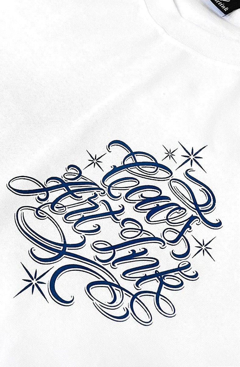 Camiseta Caos Art Ink Pavão Branca - NewSkull