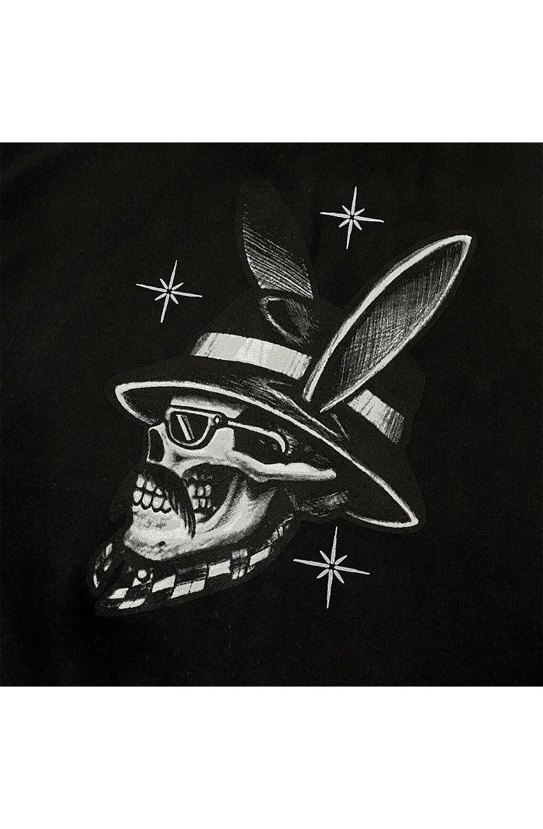Camiseta Caos Art Ink Playboy Preta - NewSkull