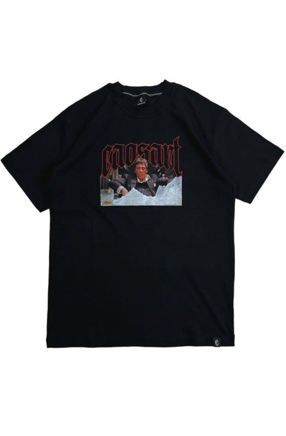 Camiseta Caos Art ink SCARFACE Preto - NewSkull