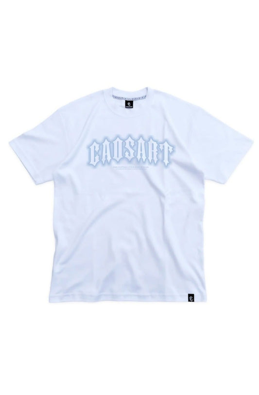 Camiseta Caos Art Ink Shadow Branco - NewSkull