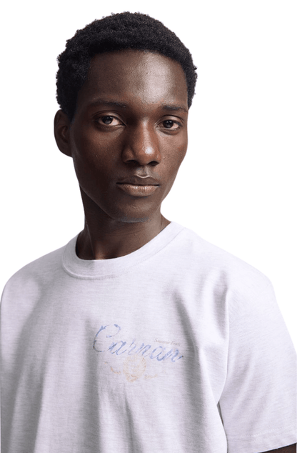 Camiseta CARNAN Boat Heavy T-shirt Off - White - NewSkull