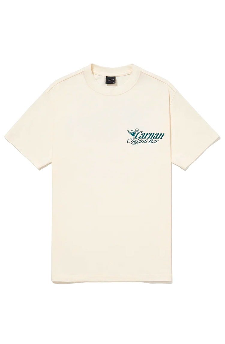 Camiseta CARNAN Cocktail Bar T-shirt Off - White - NewSkull