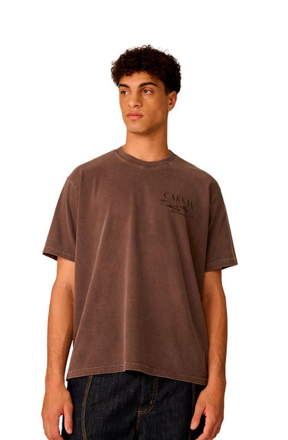 Camiseta CARNAN Countryside T-shirt Marrom - NewSkull