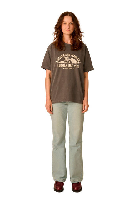 Camiseta CARNAN Farm House T-shirt Preto Estonado - NewSkull