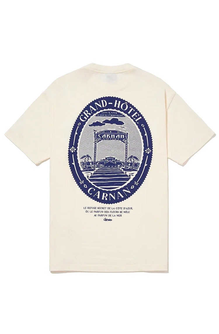 Camiseta CARNAN Grand Hotel T-shirt Off - White - NewSkull