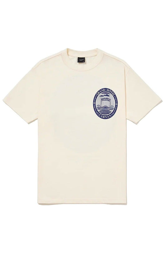 Camiseta CARNAN Grand Hotel T-shirt Off - White - NewSkull