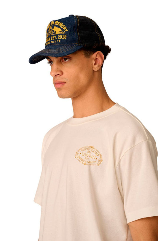 Camiseta CARNAN Home Crest Heavy T-shirt Off - White - NewSkull