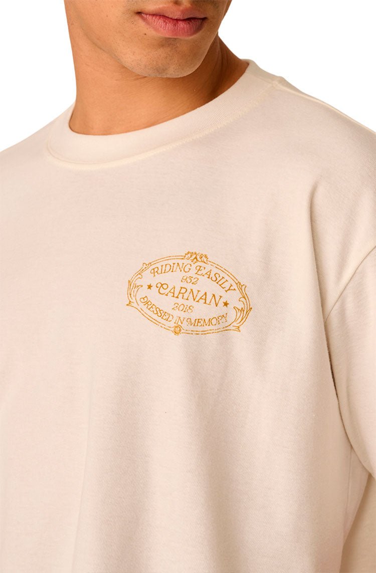 Camiseta CARNAN Home Crest Heavy T-shirt Off - White - NewSkull
