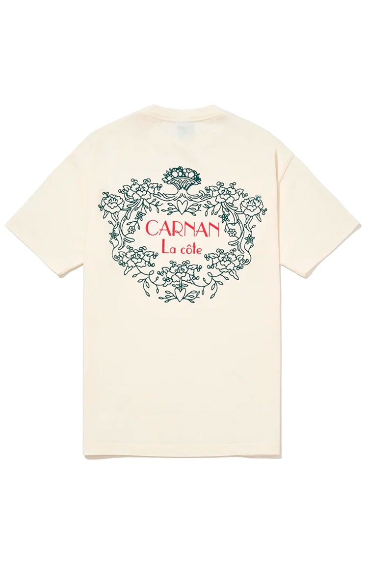 Camiseta CARNAN La Cote Classic T-shirt Off - White - NewSkull