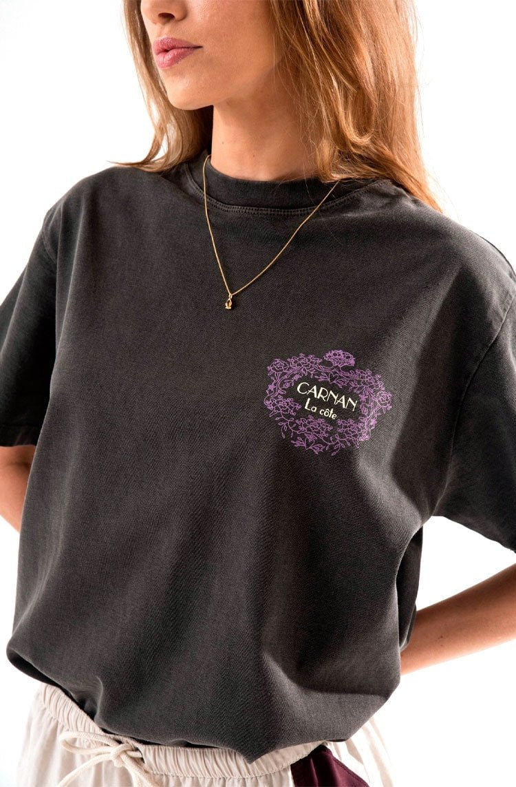 Camiseta CARNAN La Cote Classic T-shirt Preto - NewSkull