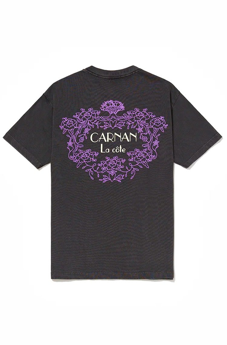 Camiseta CARNAN La Cote Classic T-shirt Preto - NewSkull