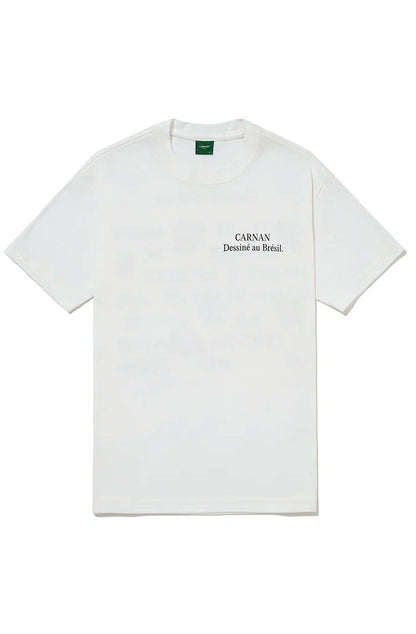 Camiseta CARNAN Le Fruit Heavy T-shirt Off - White - NewSkull