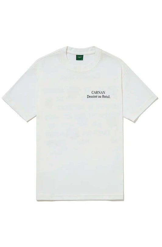 Camiseta CARNAN Le Fruit Heavy T-shirt Off - White - NewSkull