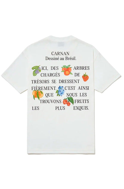 Camiseta CARNAN Le Fruit Heavy T-shirt Off - White - NewSkull