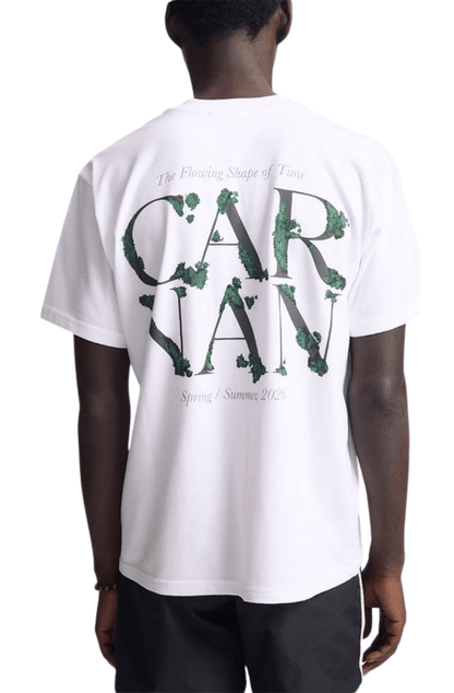 Camiseta CARNAN Moss T-shirt Off - White - NewSkull