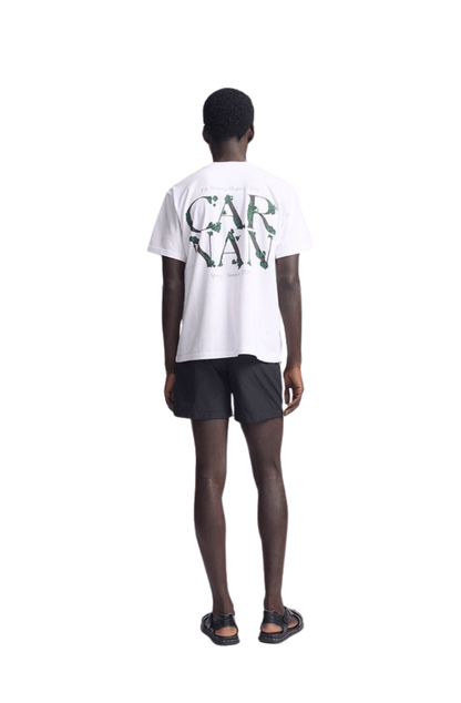 Camiseta CARNAN Moss T-shirt Off - White - NewSkull