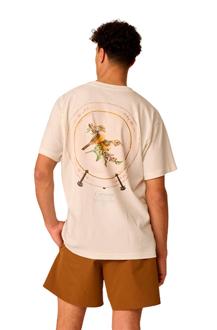 Camiseta CARNAN Porcelain Plate Heavy T-shirt Off - White - NewSkull