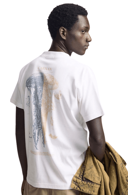 Camiseta CARNAN Sea Jelly Heavy T-shirt Off-White - NewSkull