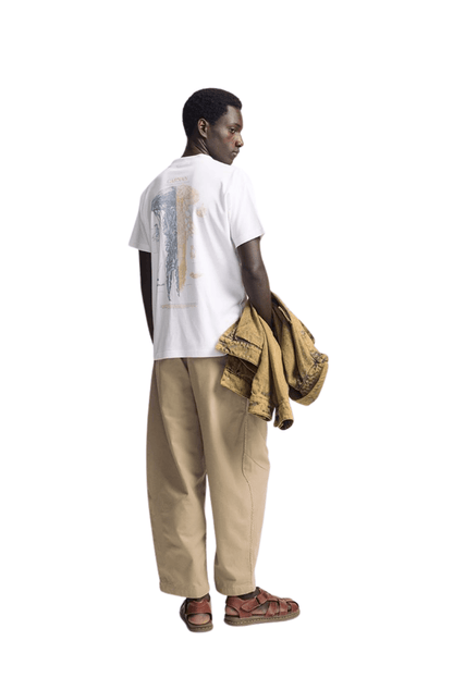 Camiseta CARNAN Sea Jelly Heavy T-shirt Off - White - NewSkull
