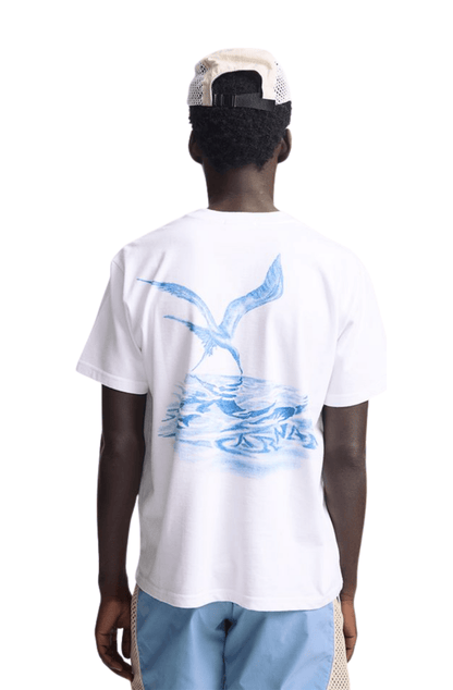 Camiseta CARNAN Seabird T-shirt Off - White - NewSkull