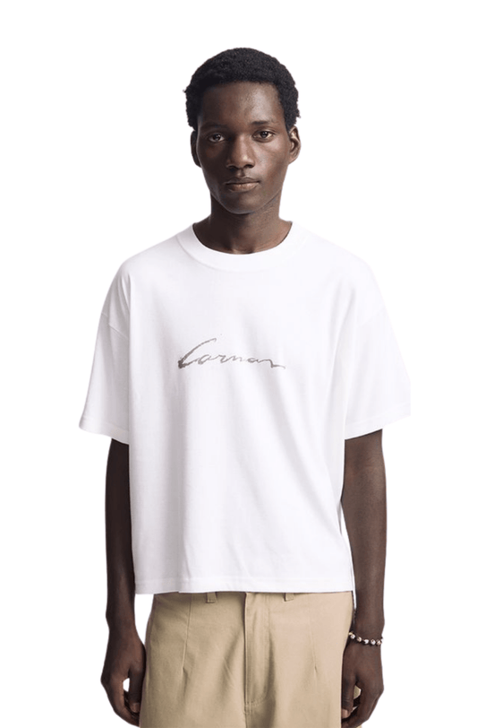 Camiseta CARNAN Signature Boxy Heavy T-shirt Off - White - NewSkull
