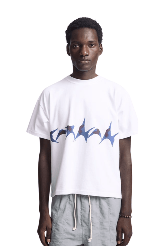 Camiseta CARNAN Star Boxy T-shirt Off - White - NewSkull