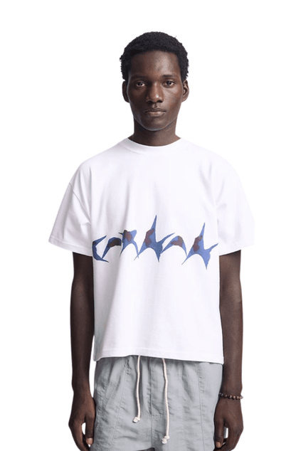 Camiseta CARNAN Star Boxy T-shirt Off-White - NewSkull